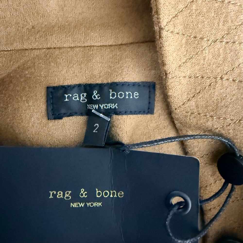 Rag & Bone Slade Wool Blazer 100% wool tailored Japanese Wool jacket Camel - Picture 9 of 13